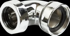 Afløbsvinkel 1 1/4'' x 32 mm - krom| Øvrige Vvs-Artikler