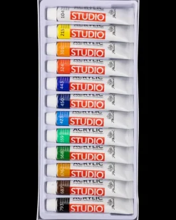 Akrylfarvesæt - 12 ml| Akrylmaling