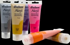 Belluno Akrylfarvesæt 6 x 75 ml| Akrylmaling