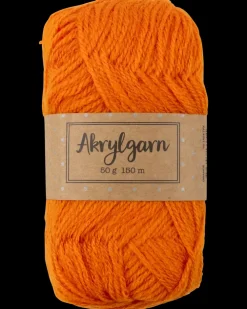 Akrylgarn 50 g - orange| Sy Og Strik