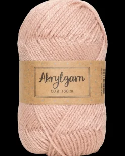 Akrylgarn 50 g - støvet rosa| Sy Og Strik