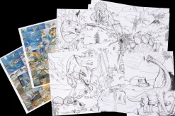 Aktivitetshæfte 100 stickers - dinosaurer| Øvrige Hobbyartikler