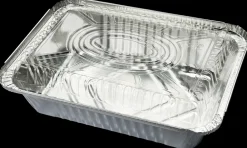 BAKERgrill Alubakke med låg 5,5 x 16 x 22 cm 10-pak| Reserve- Og Løsdele|Grilltilbehør