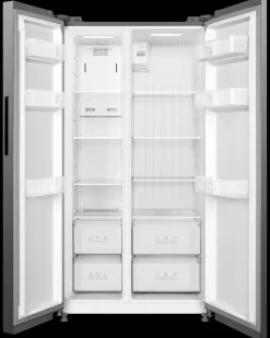 Wasco Amerikaner køle/fryseskab KFA555SSD| Køle/Fryseskabe