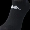 Kappa Ankelstrømper sort - 3-pak| Strømper Og Arbejdsstrømper