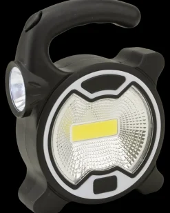 BRIGHT DESIGN Arbejdslampe 2-i-1 sort/hvid| Pandelamper Og Lommelygter|Arbejdsbelysning