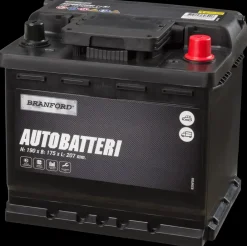 BRANFORD Autobatteri 50Ah +højre| Auto- Og Mc-Batterier