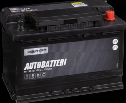 BRANFORD Autobatteri 74Ah +højre| Auto- Og Mc-Batterier