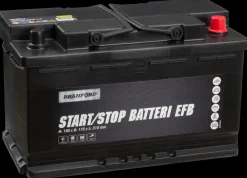 BRANFORD Autobatteri Start/Stop EFB 80Ah +højre| Auto- Og Mc-Batterier