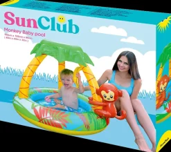 SunClub Babypool med abe - Ø102 cm| Vandleg