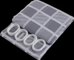 Badeforhæng 180 x 200 cm - Firkant| Badeværelsesartikler