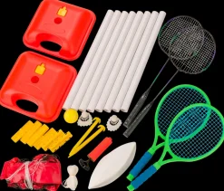 Badminton/tennis/volley 3-i-1| Havespil