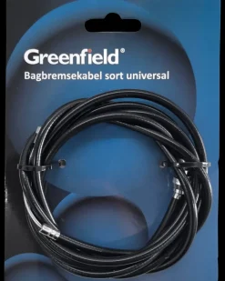 Greenfield Bagbremsekabel sort universal| Cykeldele Og -Reparation