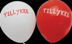 Ballon H. 25 cm 6-pak - Tillykke| Festartikler