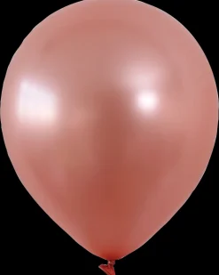 Ballon roseguld 6-pak| Festartikler|Nytårspynt