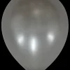 Ballon sølv 6-pak| Festartikler|Nytårspynt