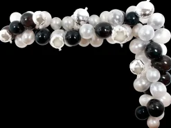 Ballonbue - sølvmix 70 stk.| Festartikler|Nytårspynt