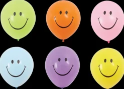 Balloner 25 cm 6-pak - Smiley| Festartikler