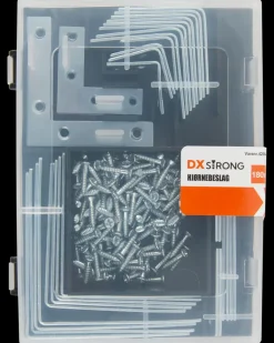 DXstrong Beslagsæt 180 dele| Vinkelbeslag