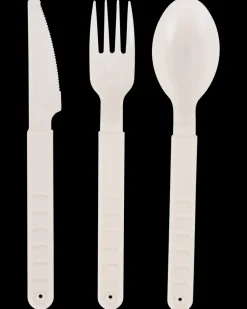 Bestik genanvendelig 18 dele - assorteret farve| Service Og Bestik