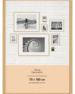 Billedramme 70 x 100 cm - natur| Billedrammer