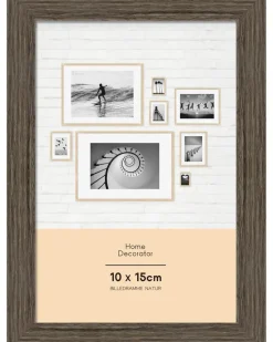 Sjöbo Home Billedramme 10 x 15 cm - valnød| Billedrammer