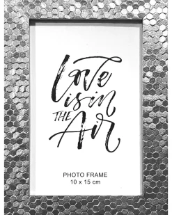 Billedramme 10 x 15 cm Grå Glimmer| Billedrammer