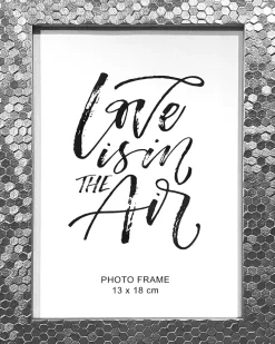 Billedramme 13 x 18 cm Grå Glimmer| Billedrammer