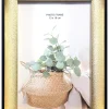 Billedramme guld/sort - 13 x 18 cm| Billedrammer