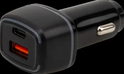 BRANFORD Biloplader 12/24 DC med dobbelt USB-udtag| Elektronik