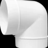 EUROPLAST Bøjning vinkel Ø100 mm| Ventilation Og Varmeflytning