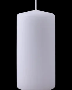 Bloklys Ø5,8 x H12 cm hvid| Lys Og Olielamper