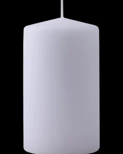 Bloklys Ø6,8 x H13 cm hvid| Lys Og Olielamper