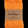 Bomuldsgarn 50 g - lys orange| Sy Og Strik