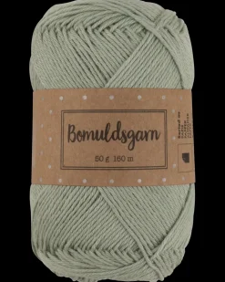 Bomuldsgarn 50 g - lysegrøn| Sy Og Strik