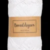 Bomuldsgarn 50 g - optisk hvid| Sy Og Strik