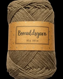 Bomuldsgarn 50 g - valnød| Sy Og Strik