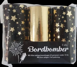 Bordbombe 10 cm - assorterede farver| Nytårspynt