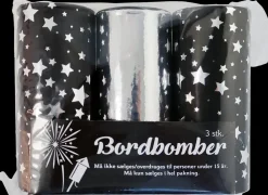 Bordbombe 10 cm - assorterede farver| Nytårspynt