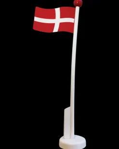 Bordflag i træ H. 21 cm| Festartikler