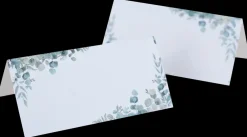 Bordkort eucalyptus 10-pak| Festartikler|Nytårspynt