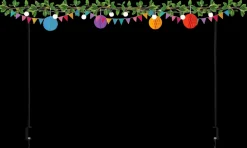 Bordstativ sort 135-250 cm| Øvrige Møbler|Festartikler