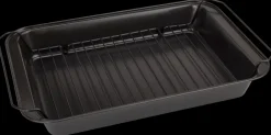 SJÖBO Bradepande med rist 38 x 26 x 5 cm| Øvrige Køkkenartikler