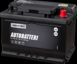 BRANFORD Autobatteri 12V 54 Ah (+h)| Auto- Og Mc-Batterier