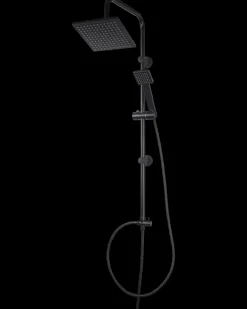 Carlsbad Brusestangsæt med 2 brusere - Sort| Brusesæt Og -Slanger