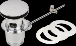 Bundventil med løft-op 1 1/4'' - krom| Vaske