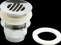 Bundventil med rist 1 1/4'' - krom| Vaske