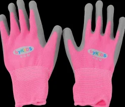 byKIDS Junior Handsker Str 4-6 år - pink| Arbejdshandsker Og Havehandsker