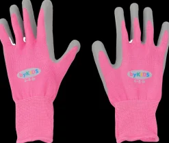 byKIDS Junior Handsker Str 6-8 år - pink| Arbejdshandsker Og Havehandsker