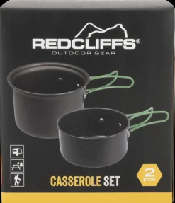 Camping kasserollesæt - 2 dele| Gasblus Og Gaskogeplader